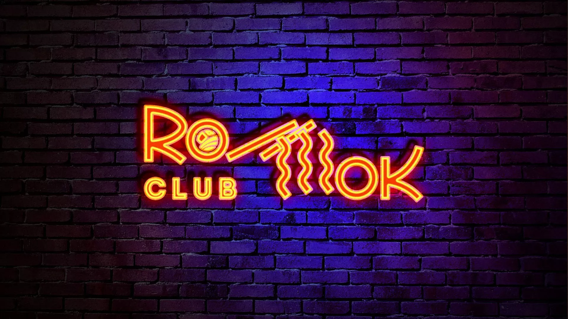 Разработка интерьерной вывески суши-бара «Roll Wok Club» в Уссурийске